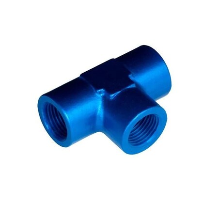 Red Horse Performance 1/8" FM TEE NPT ADPTR-BLUE 917-02-1